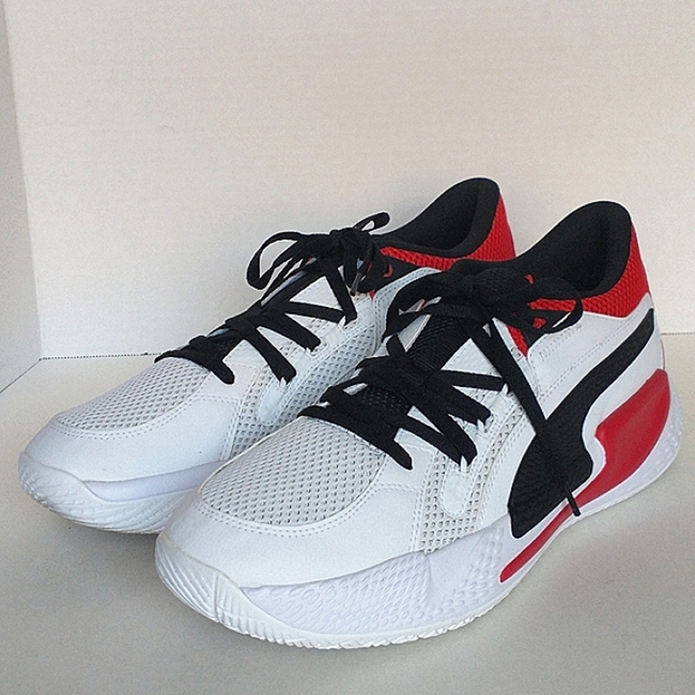 New w/o Box Puma Court Rider Chaos 'Chicago Bulls' Men's Basketball Shoes Sz.13 - Picture 7 of 14